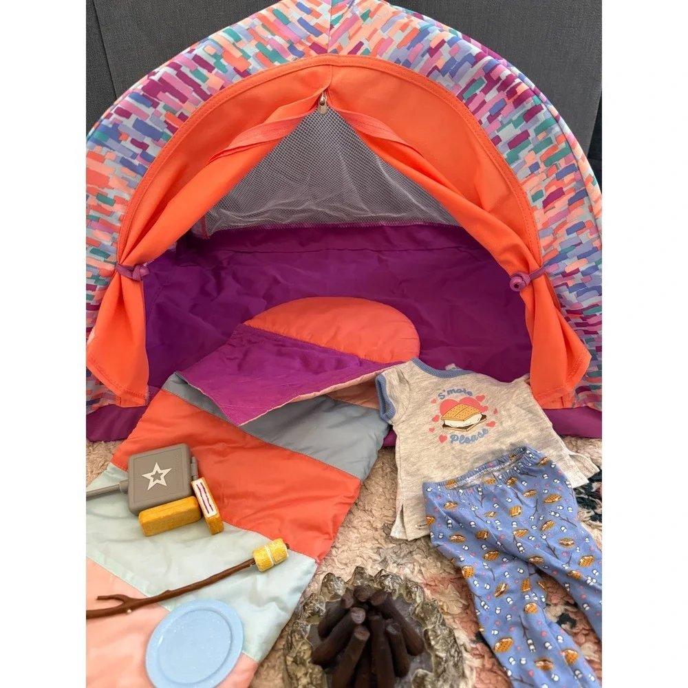 American Girl S'more Fun Camping Set & Pajamas Set